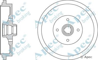 APEC BRAKING drm9702 -  Тормозной барабан